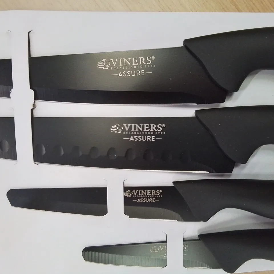 BOXED VINERS 4 CHEF QUALITY COOKING KNIVES 