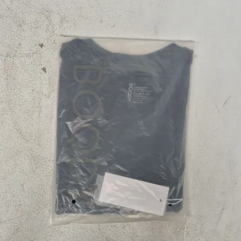 BAGGED BOODY MEN'S CLASSIC CREW NECK T-SHIRT IN BLACK SIZE LARGE