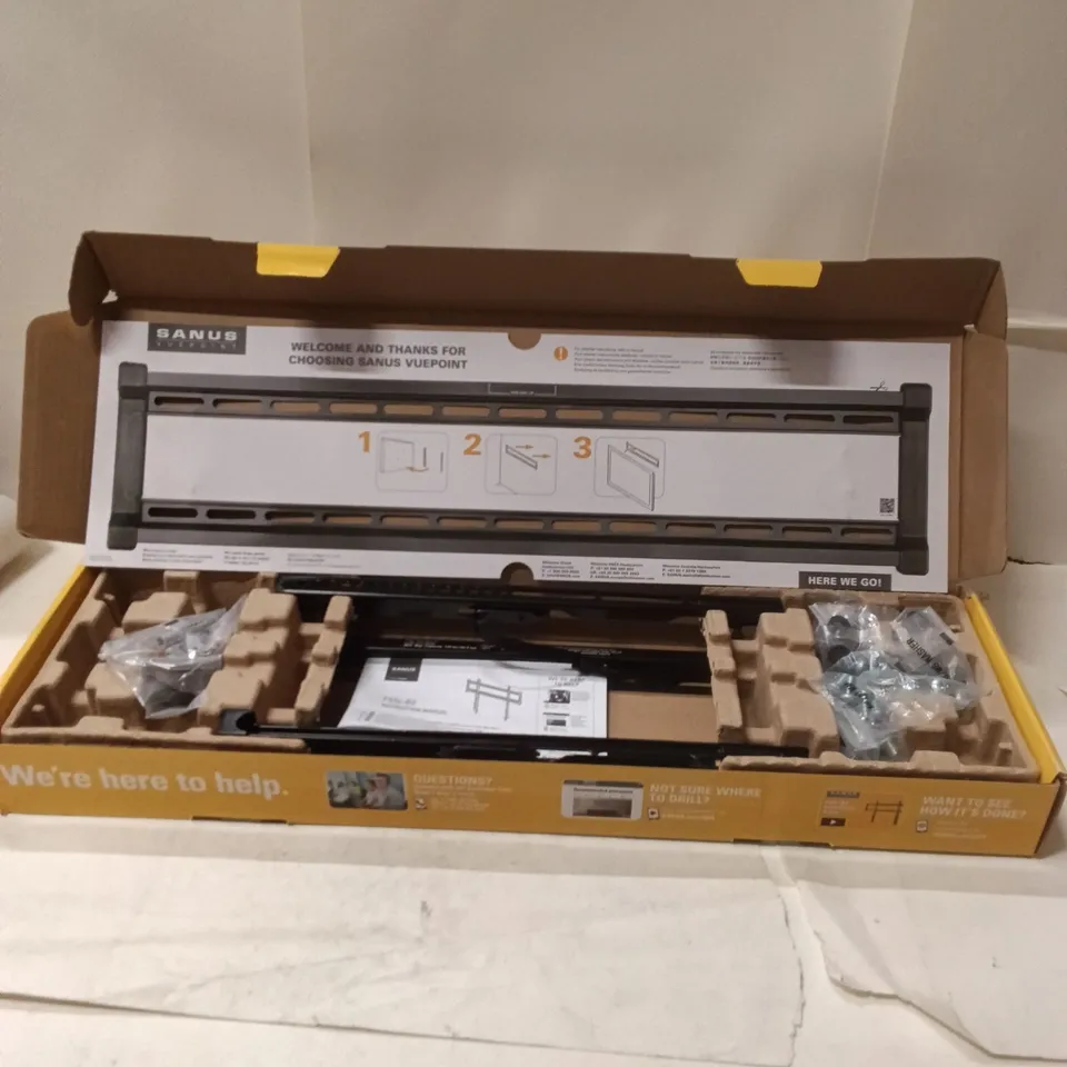 SANUS F55C-B2 FIXED TV WALL MOUNT