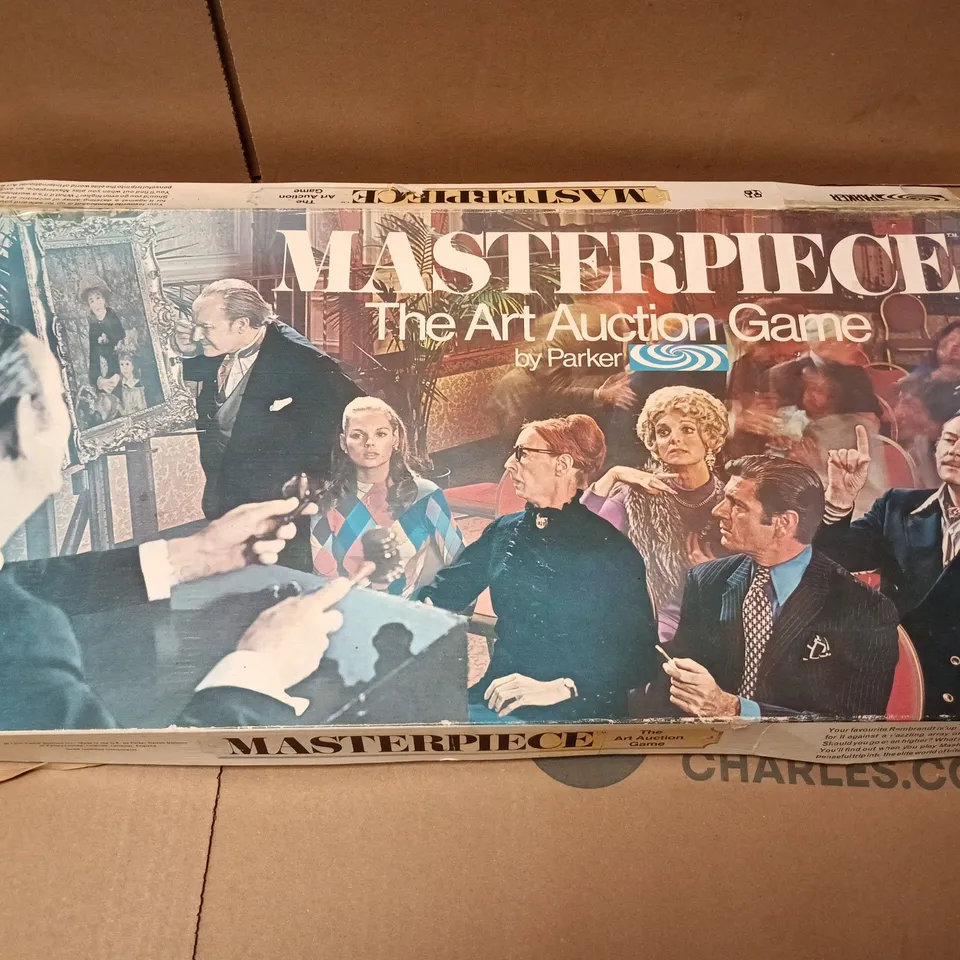BOXED MASTERPIECE THE ART AUCTION GAME BY PARKER