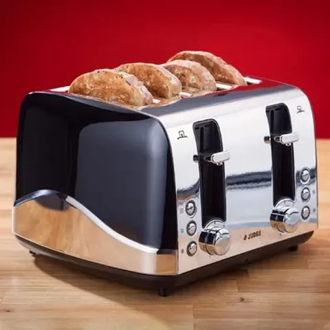 BOXED JUDGE ELECTRICALS 4 SLICE TOASTER