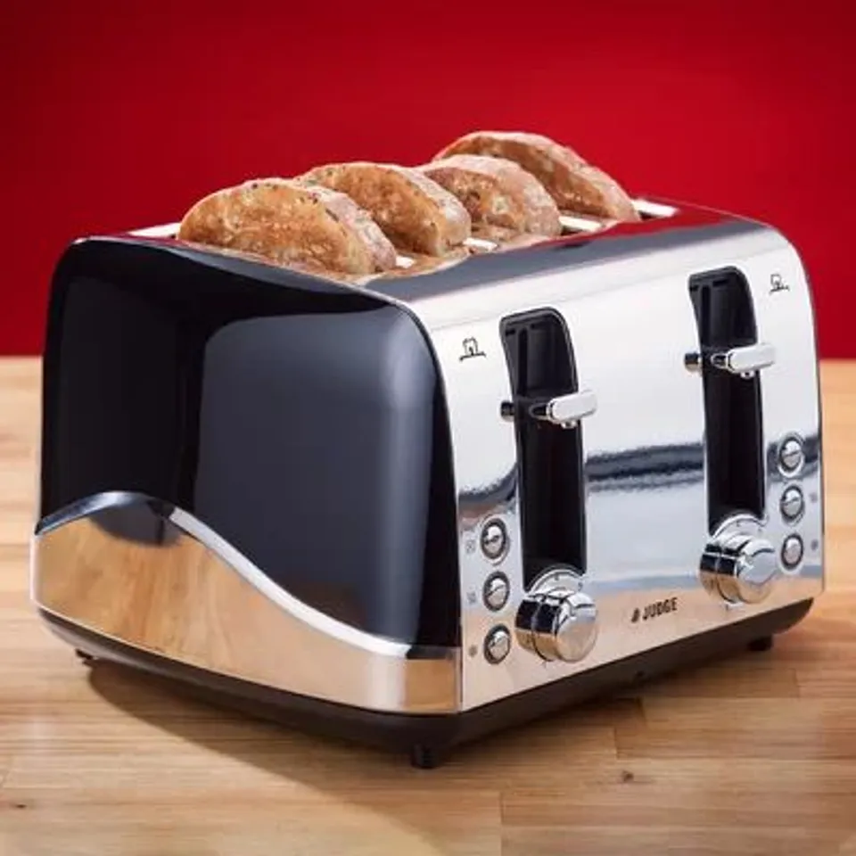 BOXED JUDGE ELECTRICALS 4 SLICE TOASTER