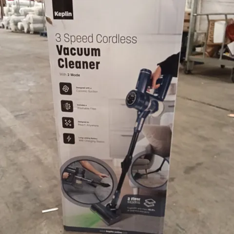 BOXED KEPLIN 3 SPEED CORDLESS VACUUM CLEANER WITH 2 MODE