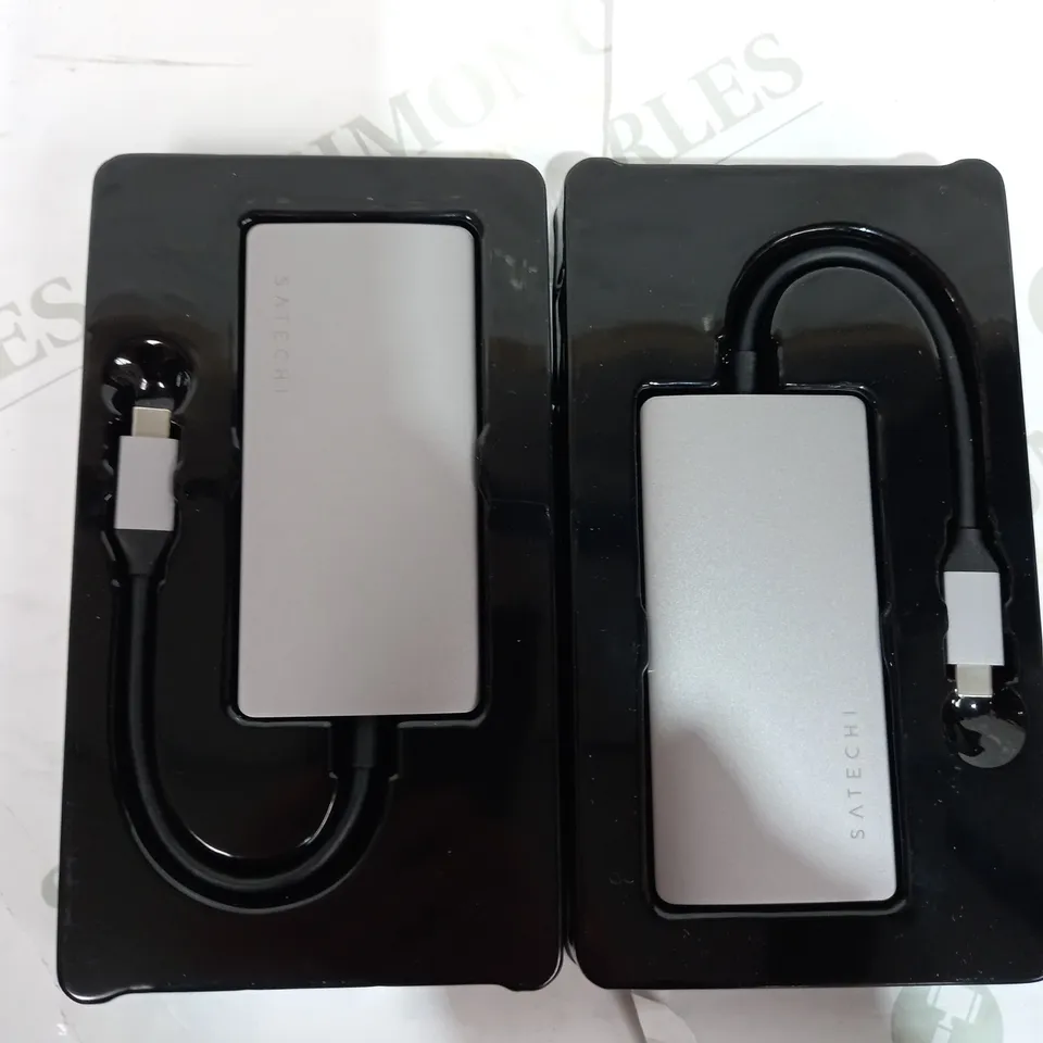 2 X SATECHI USB-C MULTIPORT V2 PORTABLE ADAPTER 