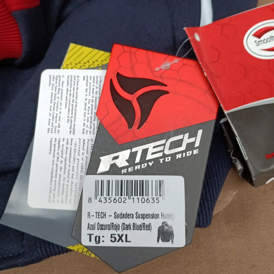 RTECH SUDADERA SUSPENSION HOODY DARK BLUE/RED 5XL TAGGED