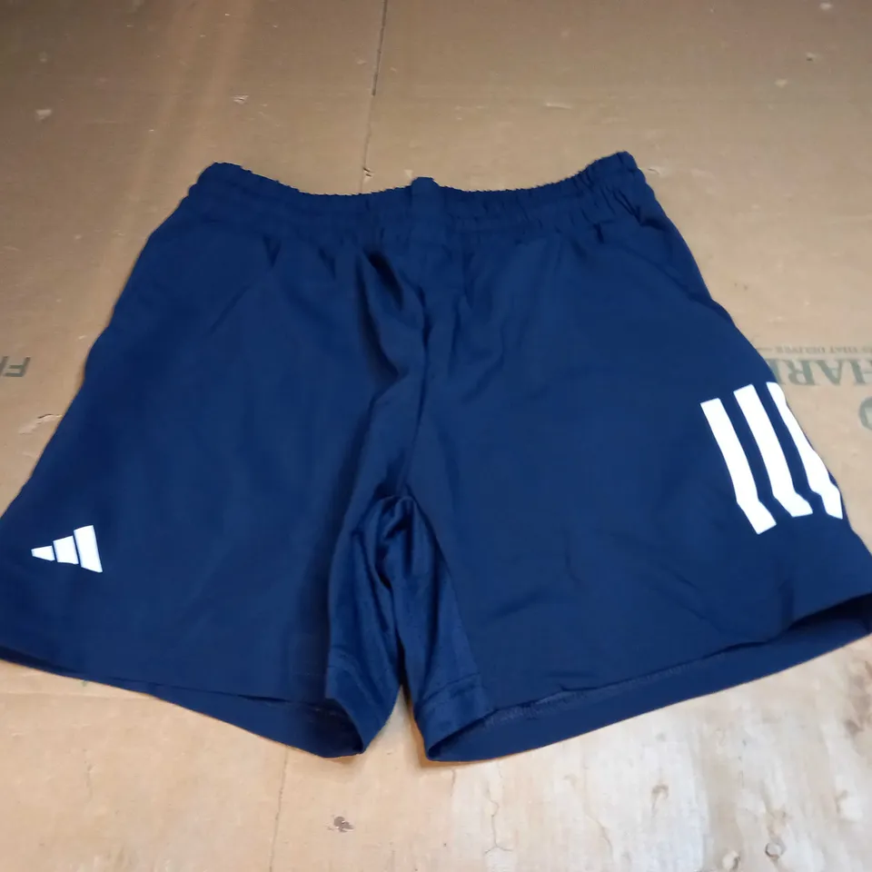 MENS ADIDAS NAVY BLUE SHORTS SIZE 11/12 YEARS
