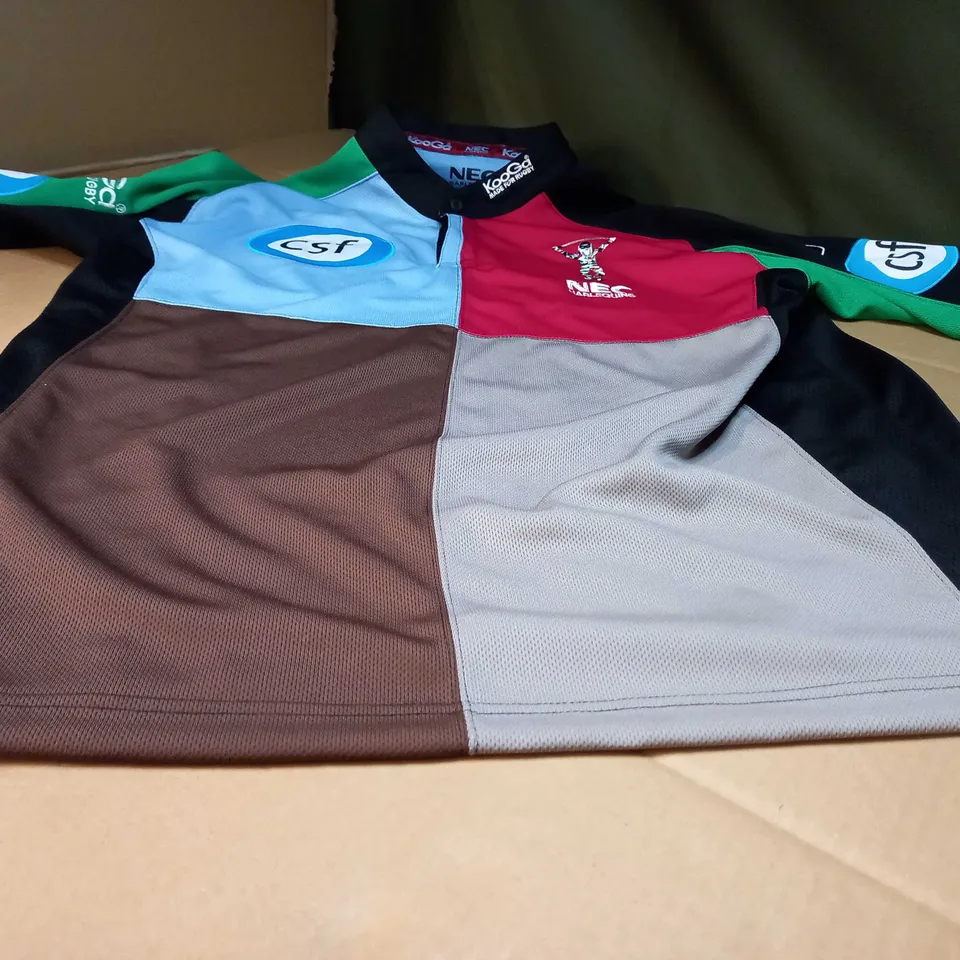 NEC HARLEQUINS RUGBY JERSEY - LARGE