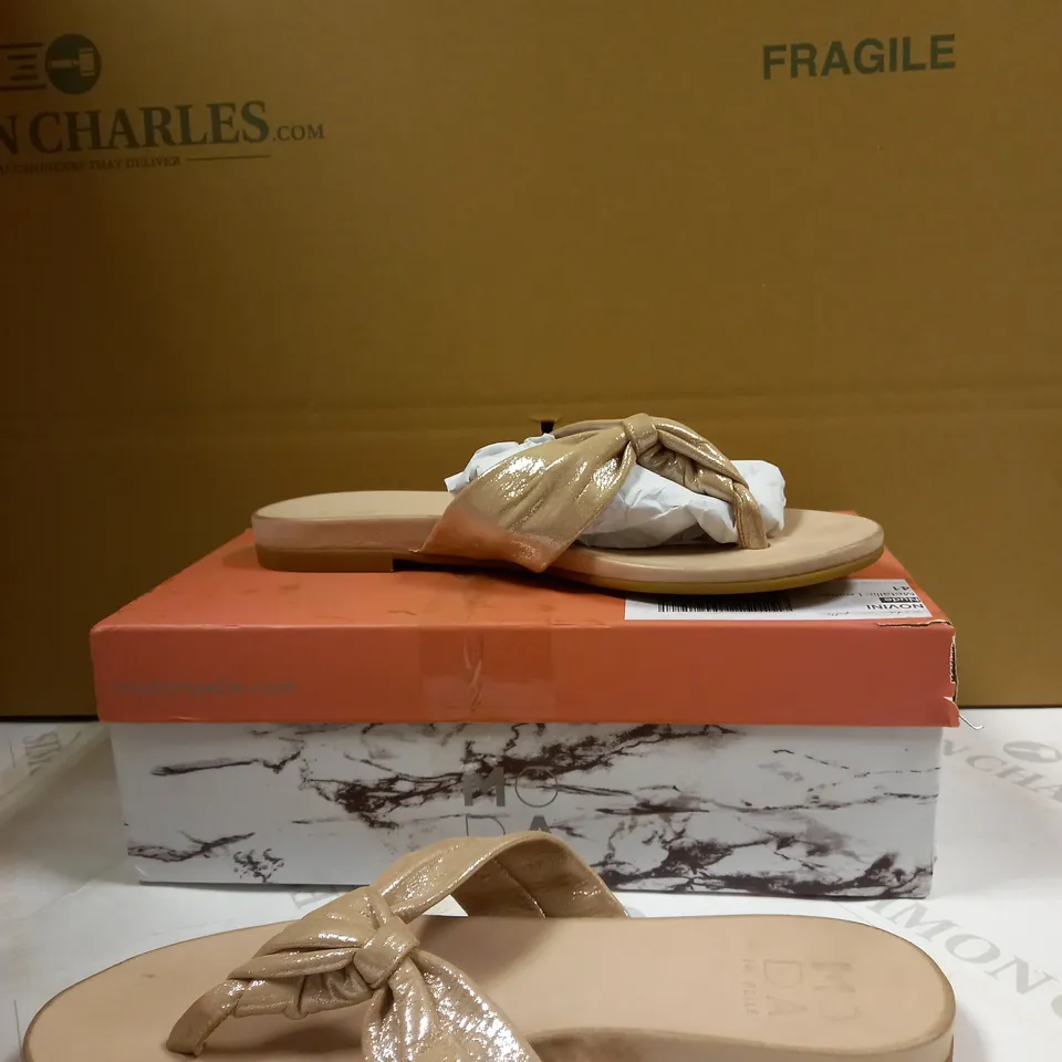MODA IN PELLE NUDE SANDAL UK SIZE 8