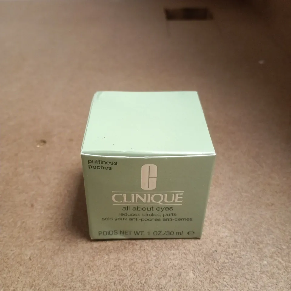 CLINIQUE ALL ABOUT EYES EYE CREAM – 30 ML (1 OZ), BOXED