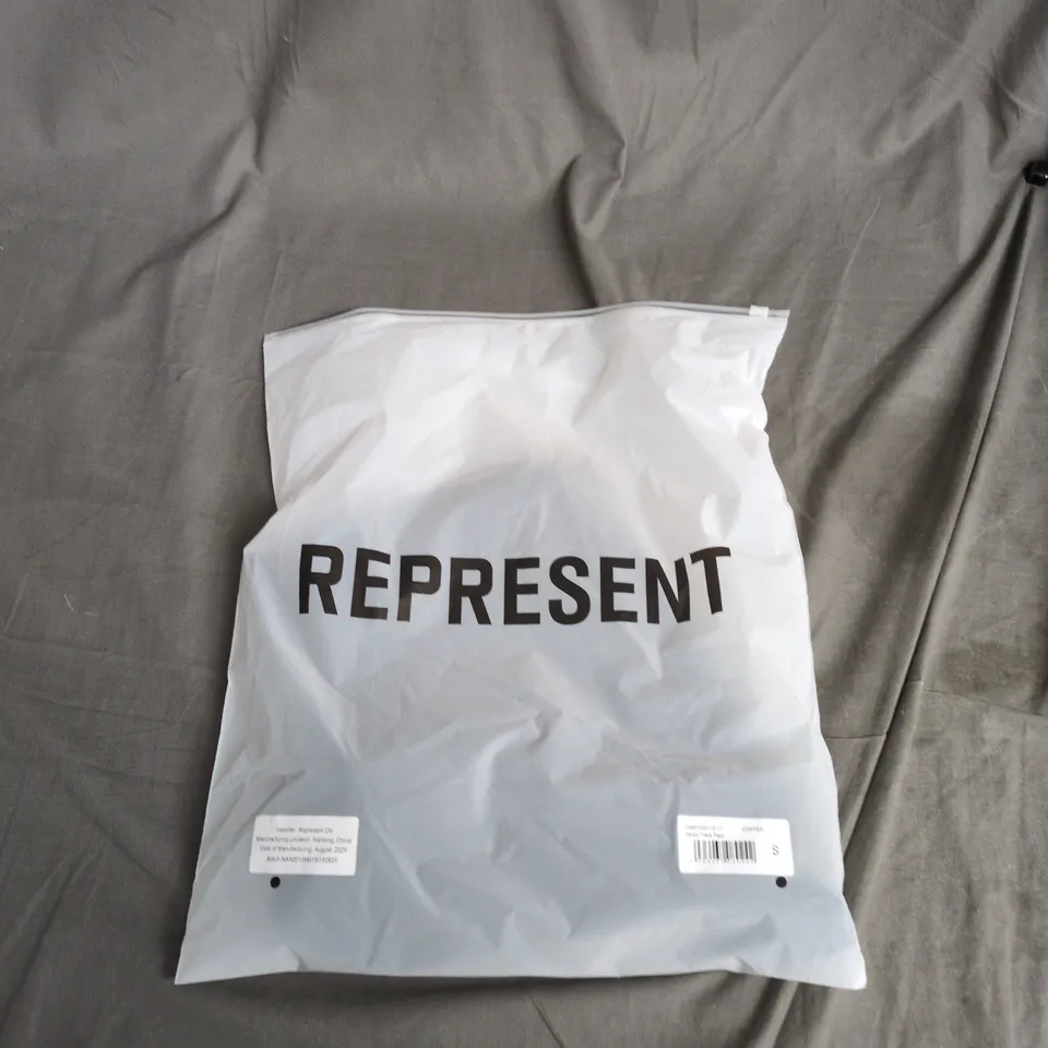 REPRESENT NYLON TRACK PANT – COFFEE – SIZE S