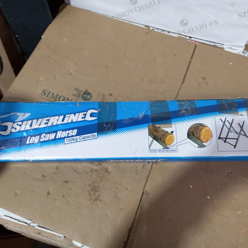 SILVERLINE 127998 LOG SAW HORSE CAPACITY 150 KG (COLLECTION ONLY)