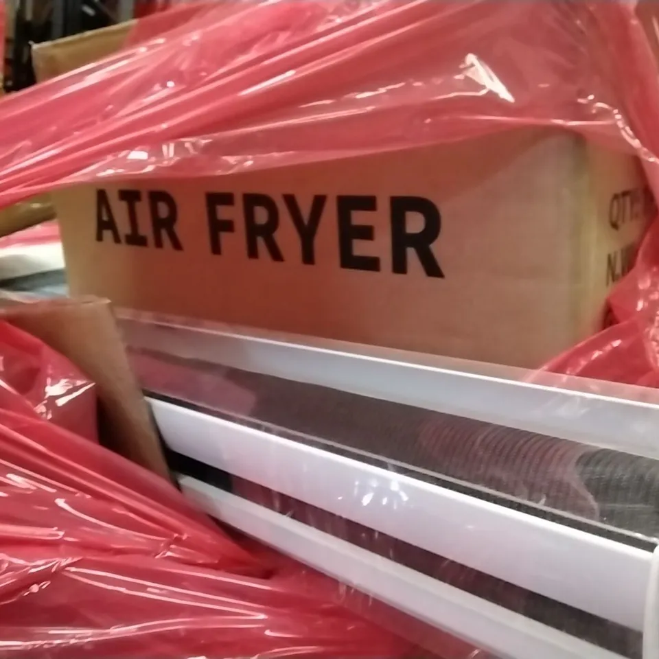 PALLET OF ASSORTED ITEMS TO INCLUDE: AIR FRYER, PETKIT PURA MAX SELF-CLEANING LITTER BOX, ELECTRIC GRIDDLE, ROLLER BLINDS ECT