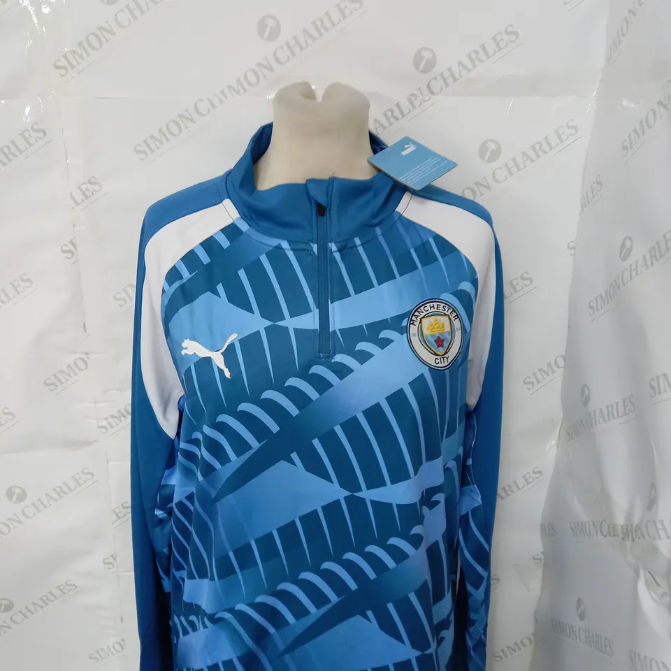MANCHESTER CITY FC TRAINING TOP SIZE S