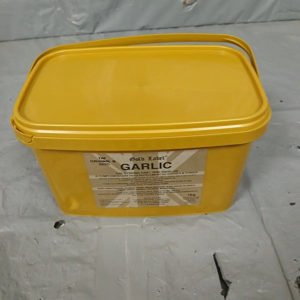 SEALED GOLD LABEL GARLIC HORSE FOOD SUPPLEMENT - 1KG