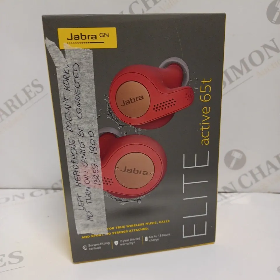 BOXED JABRA ELITE ACTIVE 65T EARBUDS