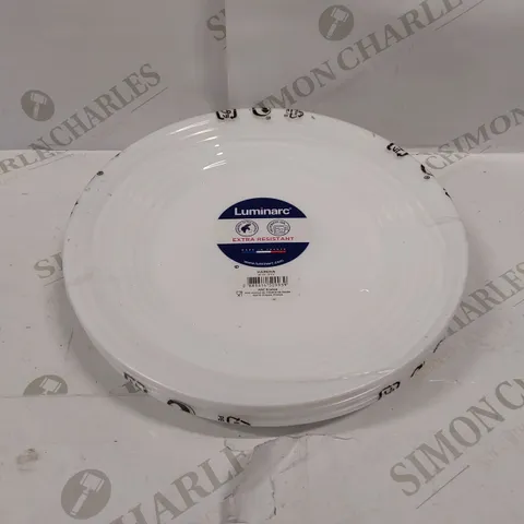BOXED HARENA 25CM DINNER PLATES - SET OF 6 (1 BOX)