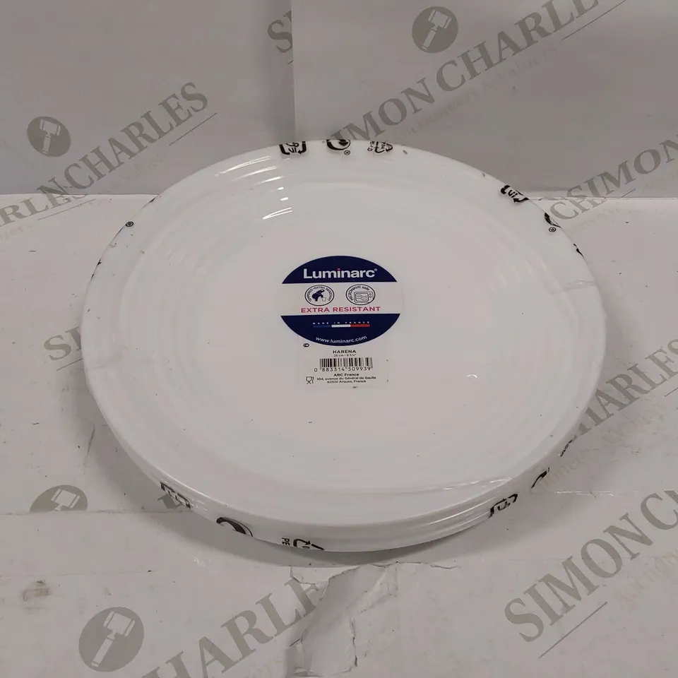 BOXED HARENA 25CM DINNER PLATES - SET OF 6 (1 BOX)