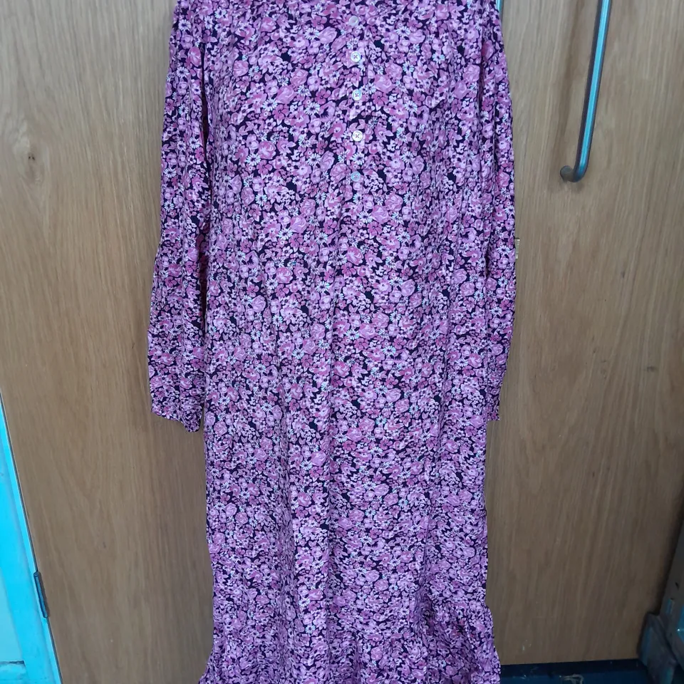 EDITED IVETTE DRESS IN PINK BABE FLORAL SIZE 34 RRP £60