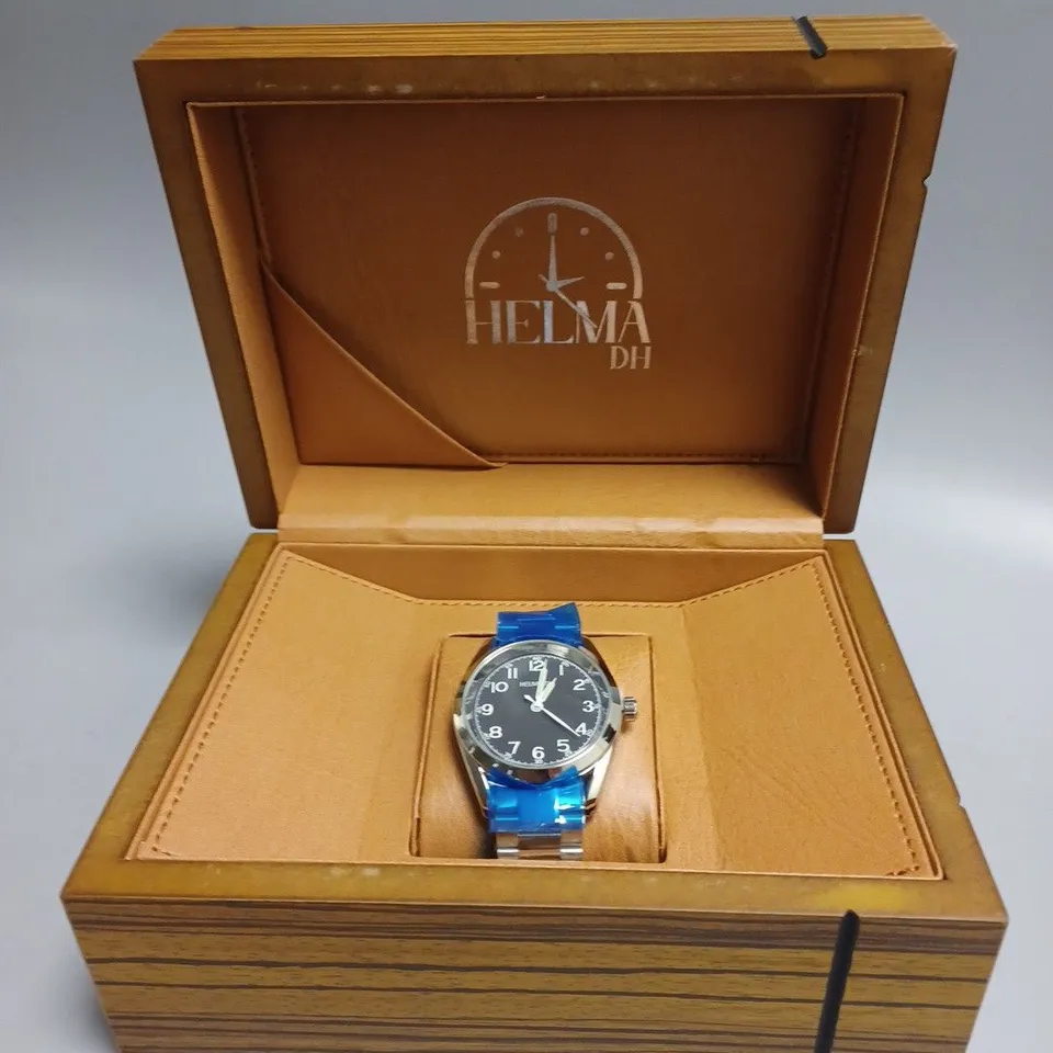 MENS HELMHA DH WATCH –  STAINLESS STEEL STRAP – 3ATM WATER RESISTANT