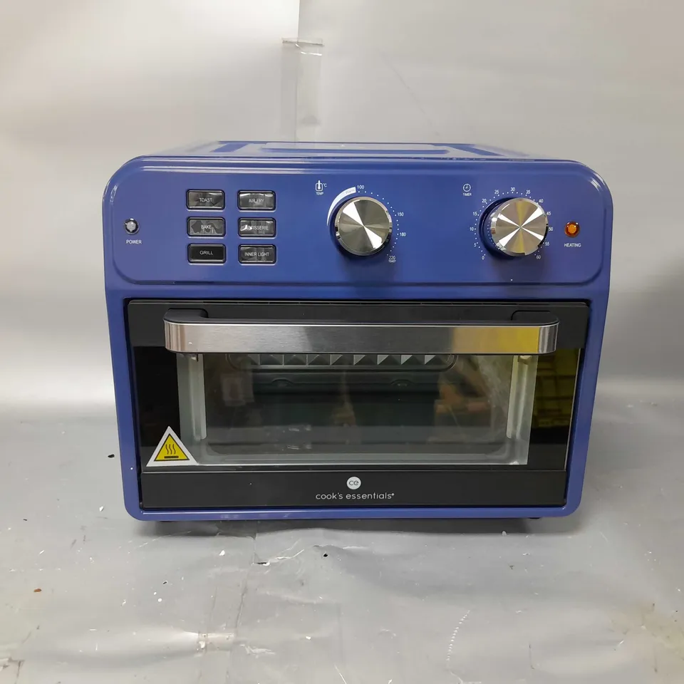 BOXED COOK'S ESSENTIAL 21-LITRE AIRFRYER OVEN IN NAVY 