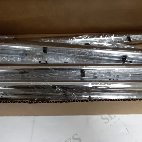 28MM CRYSTAL END METAL CURTAIN POLE