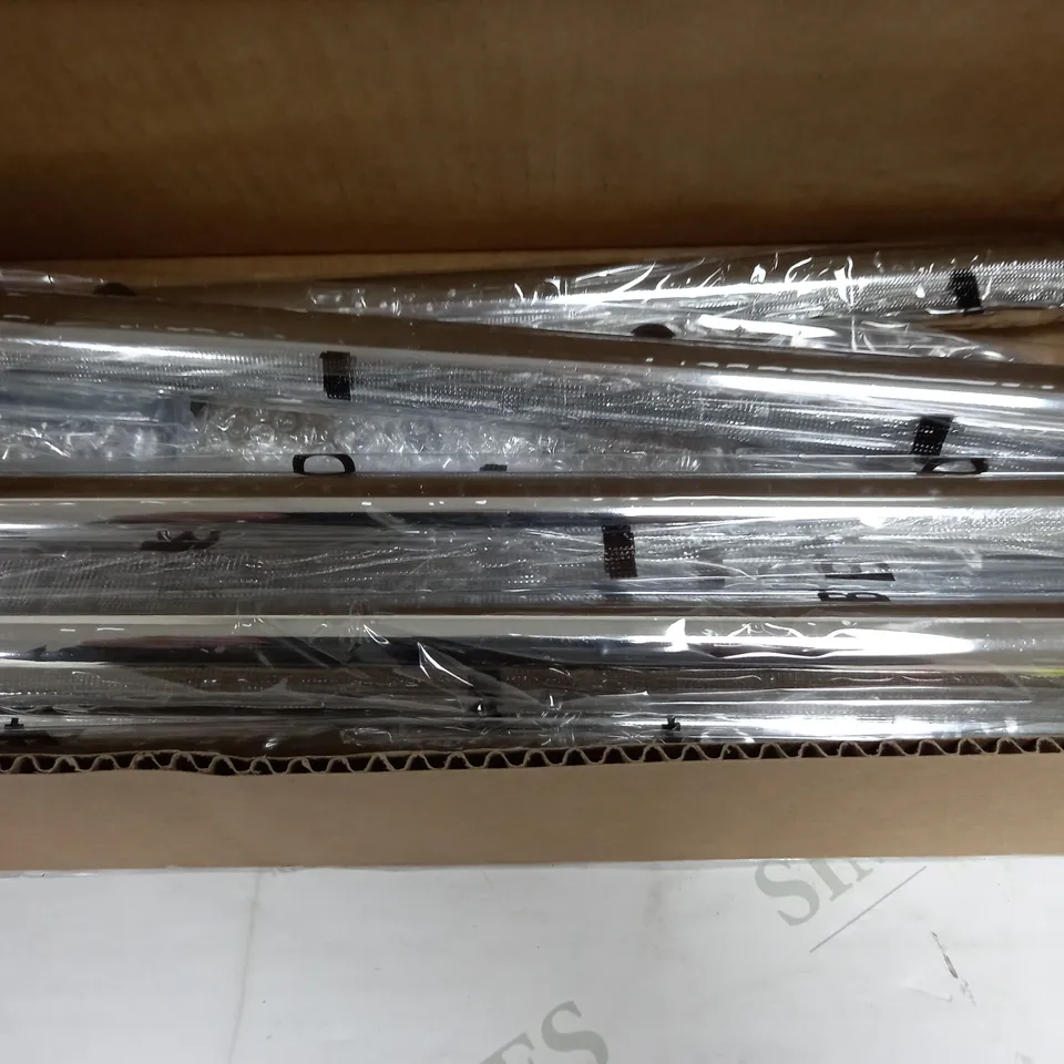 28MM CRYSTAL END METAL CURTAIN POLE
