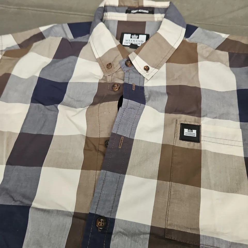 WEEKEND OFFENDER BUTTONED SHIRT - SIZE XL