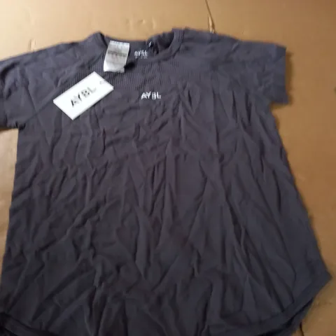 AYBL REFORM SEAMLESS T-SHIRT IN CHARCOAL - XS