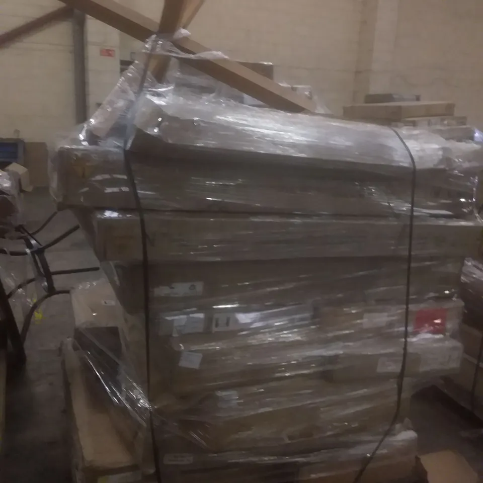 PALLET OF ASSORTED INCOMPLETE FLAT PACK FURNITURE ITEMS