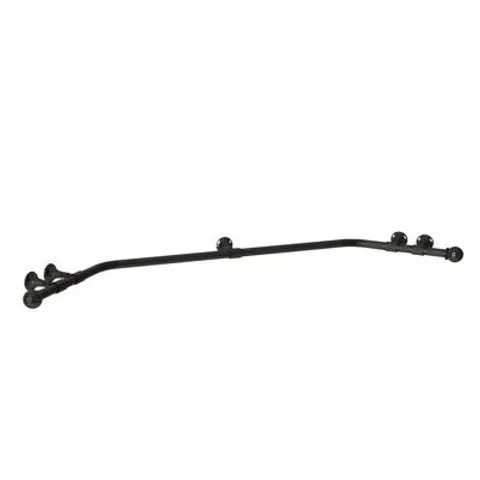 BOXED 28MM 400CM POLES APART BALL EYELET 3-SIDED BAY POLE SS