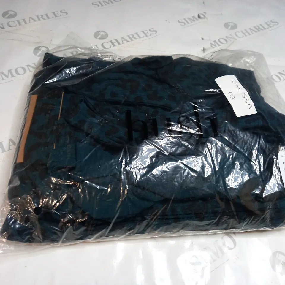 HUSH MELODY SPOT JACQUARED BLOUSE SIZE S 