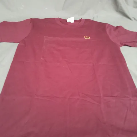 CHARLES KING BURGUNDY T-SHIRT SIZE M