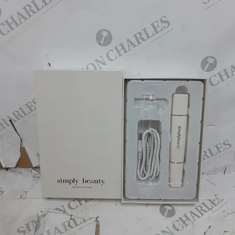 BOXED SIMPLY BEAUTY 2 IN 1 SUPER SMOOTH FACE & BROWS HAIR REMOVER, WHITE
