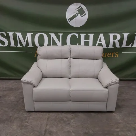 QUALITY DESIGNER ITALIAN MADE 2 SEATER LEATHER SOFA
