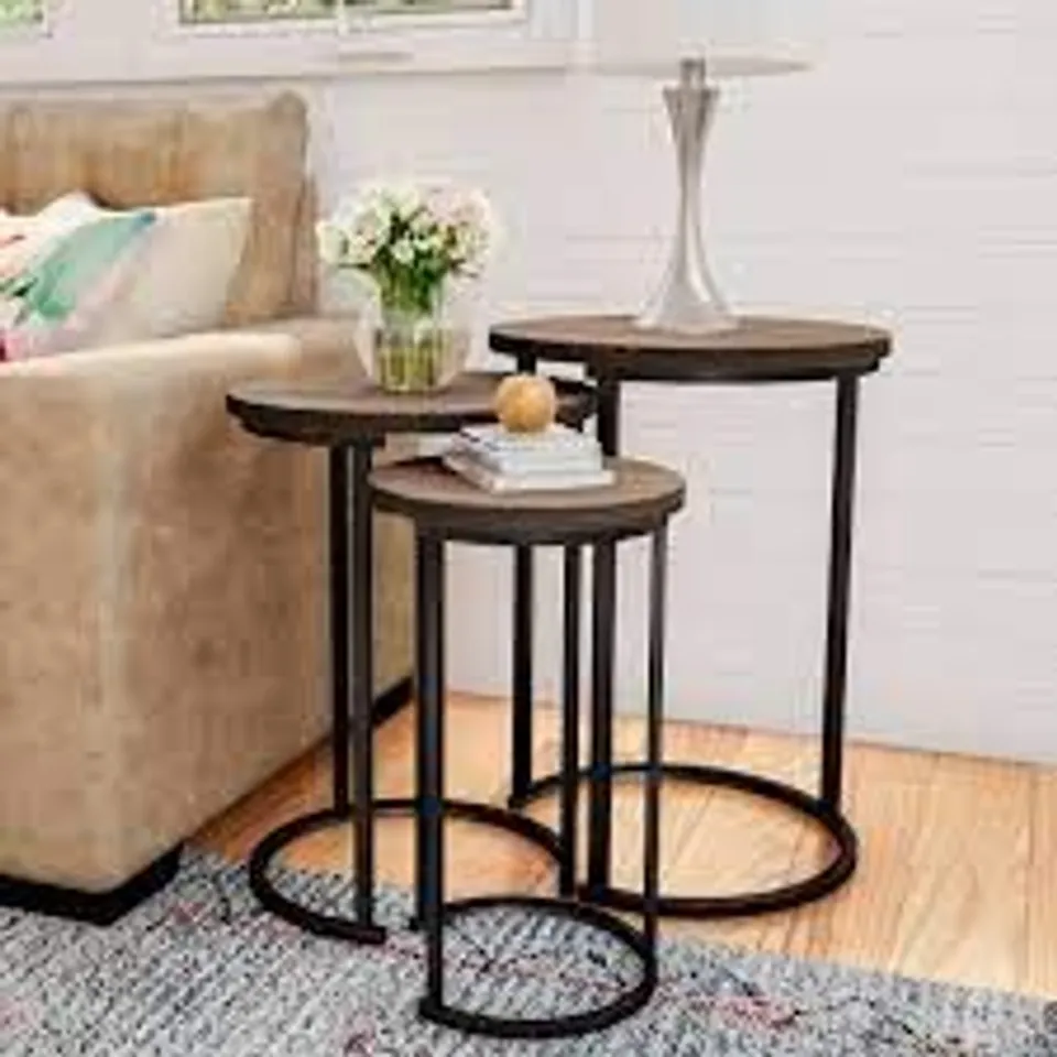 BOXED CAIRE 3-PIECE NEST OF TABLES (1 BOX) RRP £78.99