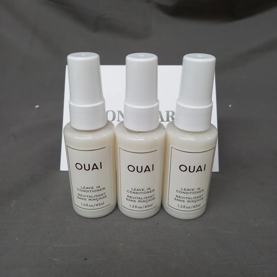 OUAI X3 LEAVE IN CONDITIONER 45ML - COLLECTION ONLY