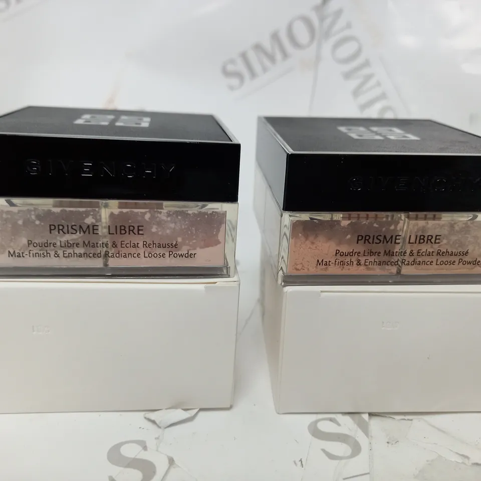 BOX OF APPROXIMATELY 20 JARS OF GIVENCHY PRISME LIBRE MATT FINISH AND ENHANCED RADIANCE LOOSE POWDER