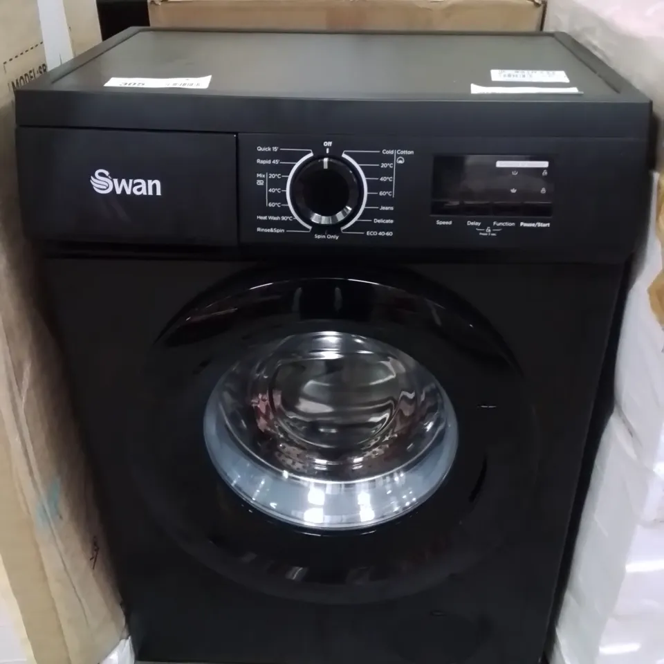 SWAN SW75110B 7KG 1200 SPIN FREESTANDING WASHING MACHINE -BLACK-