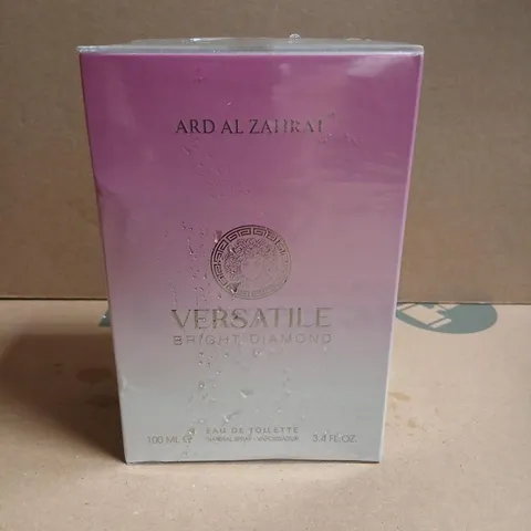 BOXED AND SEALED ARD AL ZAHRAT VERSATILE BRIGHT DIAMOND EAU DE TOILETTE 100ML