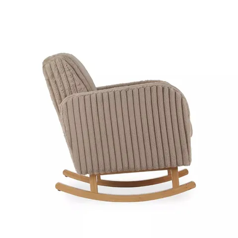 CUDDLECO ETTA NURSING CHAIR FAUX FUR - MINK