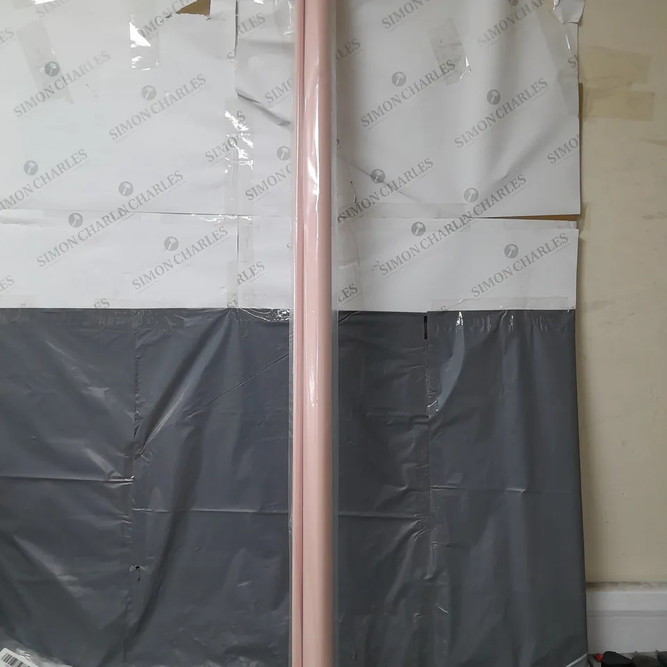 PLAIN BLACKOUT ROLLER BLIND WITH FITTINGS PINK