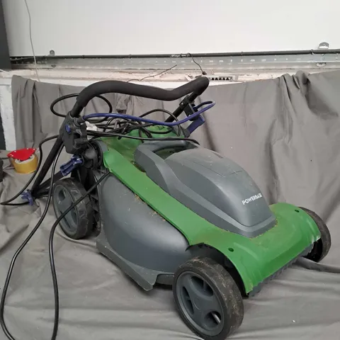UNBOXED POWERBASE ELECTRIC ROTARY LAWN MOWER 