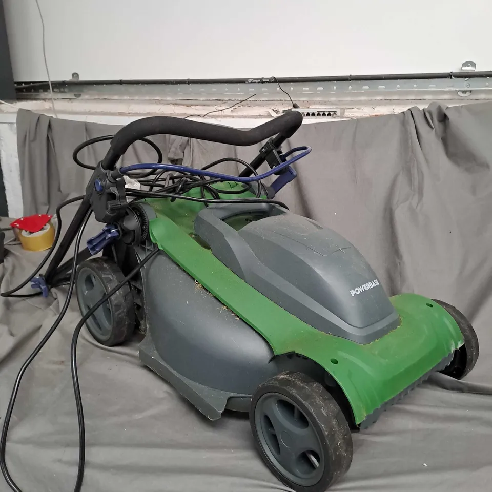 UNBOXED POWERBASE ELECTRIC ROTARY LAWN MOWER 