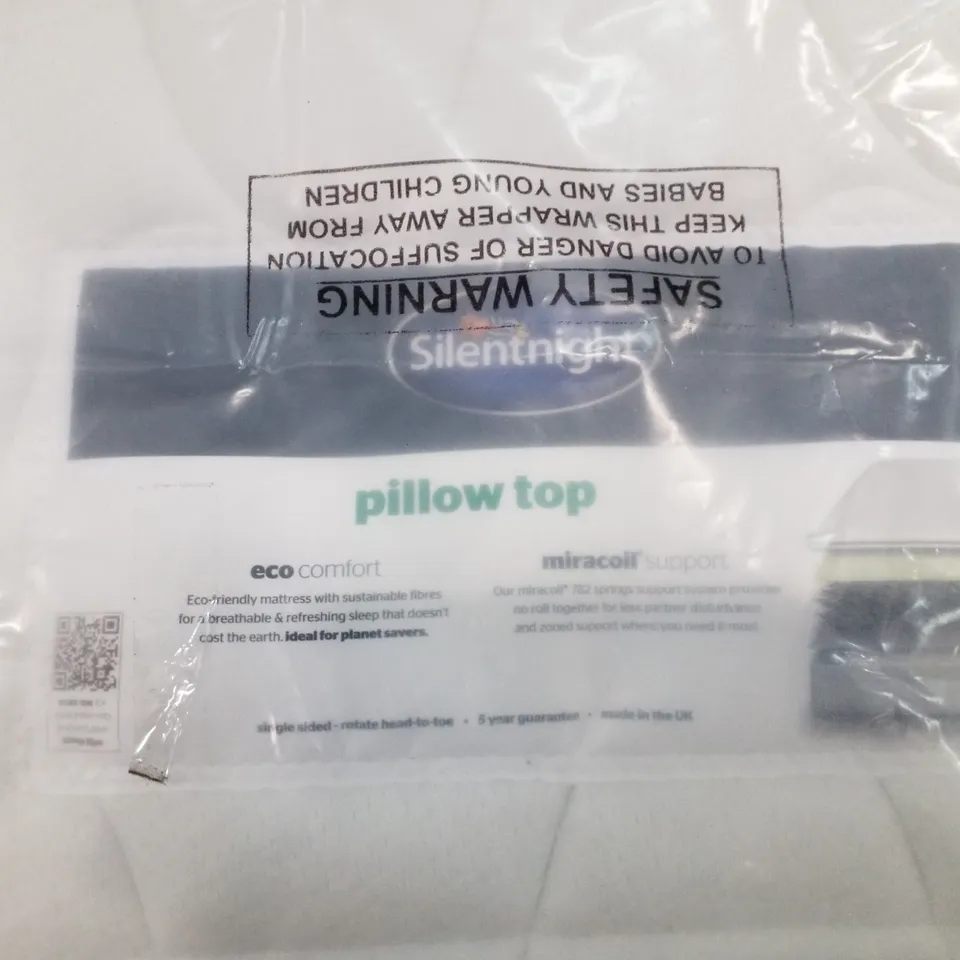 BAGGED DESIGNER SILENTNIGHT PILLOW TOP 150CM KING MATTRESS 