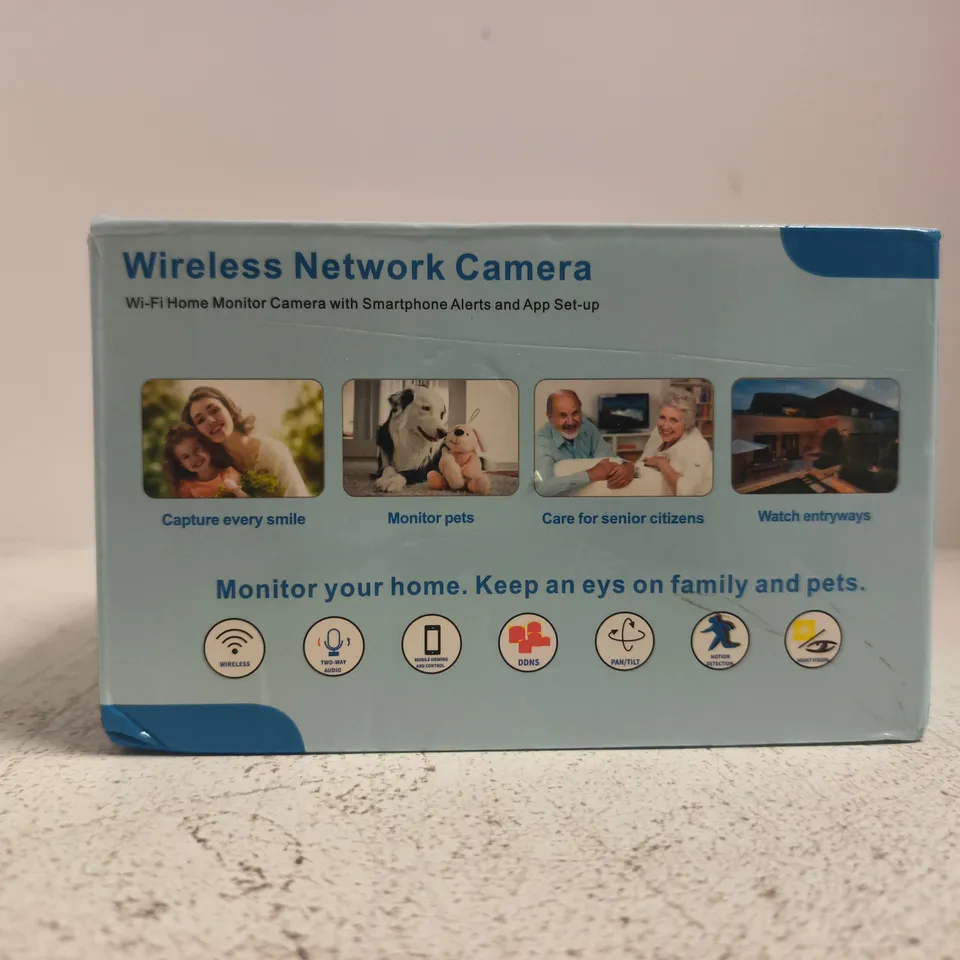 BOXED UNBRANDED WIRELESS NETWORK CAMERA DUO