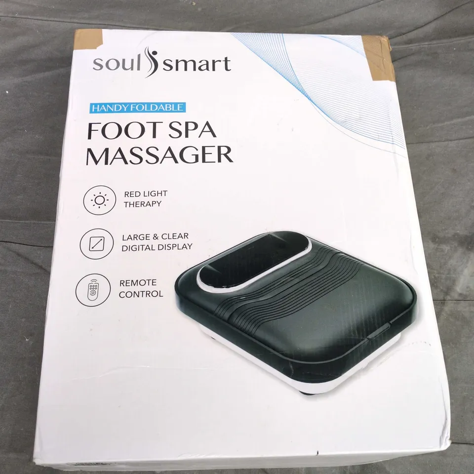 SOULSMART FOOT SPA MASSAGER – HANDY FOLDABLE, BLACK