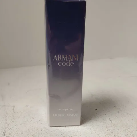 BOXED AND SEALED GIORGIO ARMANI CODE EAU DE PARFUM 75ML