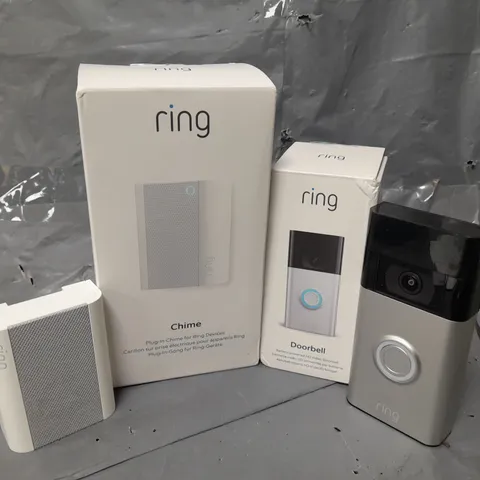 BOXED RING VIDEO DOORBELL WITH CHIME (2ND GEN)