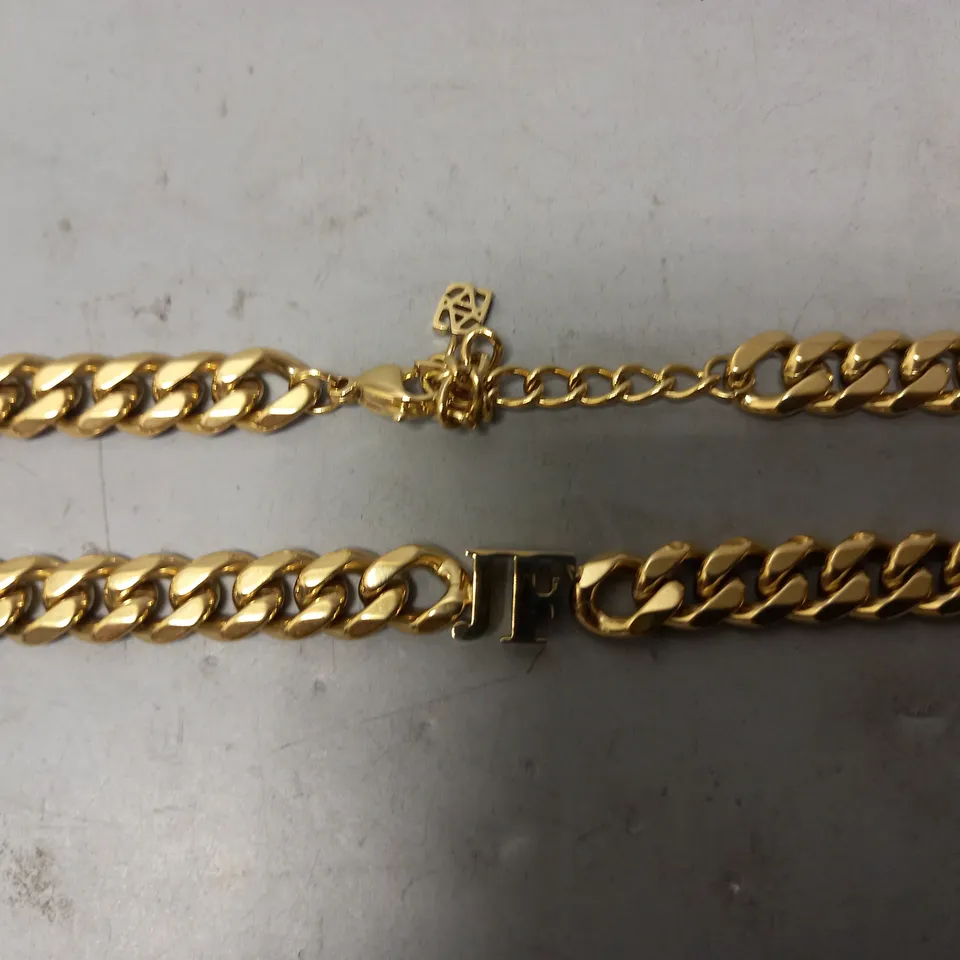 BOXED ABBOTT LYON CUSTOM INITIAL CHAIN NECKLACE IN GOLD