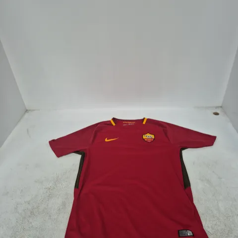 NIKE AS ROMA FOOTBALL JERSEY – AUTHENTIC DRI-FIT, MEN'S SIZE M
